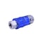 Interstate Pneumatics Quick Connect Coupler, Safety Exhaust, Universal, 1/4 in Female Thread, Aluminum, Blue CG440-5B-D - alternate 5